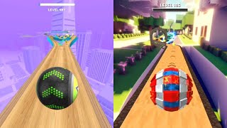 Going Ball Vs Super Rolling Ball : Speedrun Android Gameplay | Going Ball Level - 487