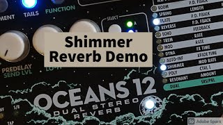 EHX OCEANS 12 PLATE + SHIMMER REVERB DEMO