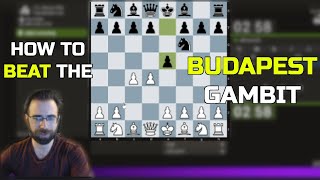 Beating the Budapest Gambit | Blitz Game