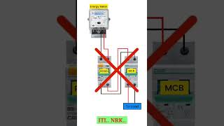 how to connect rcd circuit breaker #shorts #short #viral