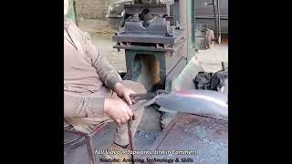 Mass production process of SHOVEL in Factory from Rail Steel  With Amazing Skills