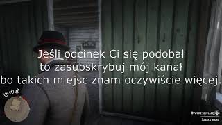 Miejsce gdzie można spać w RDR2 poza kryjówką.