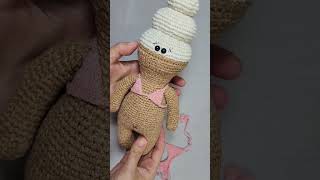 손뜨개인형 비키니를 입은 아이스크림 ㅣCrochet doll amigurumi #shorts