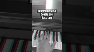 Despicable Me 4 Double Life Bass Line #piano #music #despicableme