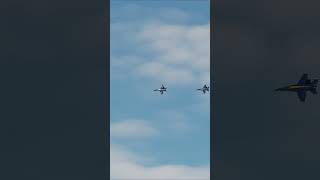 DEMO JETS!!! BLUE ANGEL, THUNDERBIRD AND CF18 FLY TOGETHER!! #shorts #dcs #f18  #milsim