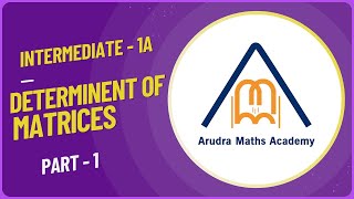 Intermediate Mathematics - 1A Problem on Determinant of Matrices Part 1