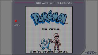 POKEMON BLUE VERSION Game Boy [1996] PC Perfect Emulation Original Graphics