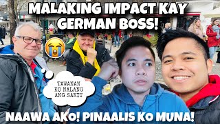 MALAKING PAGSUBOK SA BUHAY NI GERMAN BOSS! NAGING EMOSYONAL! NAAWA AKO SA KALAGAYAN! | Oliver Cagas