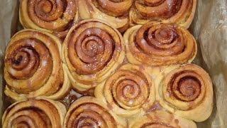 Eggless Cinnamon Rolls with a taste of lemon and lime