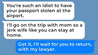 My passport was stolen at the airport just before our trip to Dubai for our honeymoon.