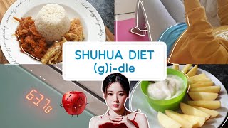 🍚 tried (G)I-DLE SHUHUA DIET for 3 days 아이들 슈화 다이어트 || really effective