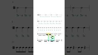 Rhythm Practice To Master Sight Reading 1 #shorts