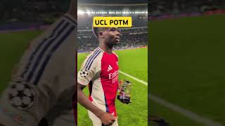 Watch Bukayo Saka UCL POTM#ucl #championsleague