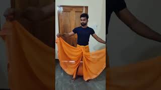 how to wear dhoti for daily use / special for ganpati festival #dhoti #dhotitutorial