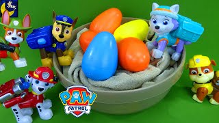 Paw Patrol Babysit GIANT Eggs! NEW Babies Toy Stories for Kids Best Surprise Toys Video for Children