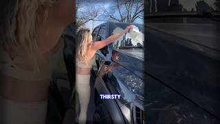 KAREN SMASHED HIS VEHICLE BADLY!😱 (PT.3) | #shorts #karen