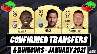 FIFA 21 | CONFIRMED TRANSFERS & RUMOURS #08 | JANUARY 2021 | w/ Messi, Skriniar & Alaba