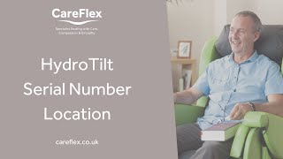 Serial Number Location | HydroTilt | CareFlex