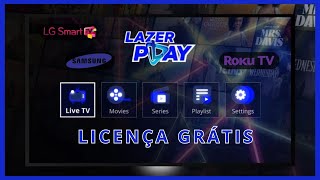 LAZER PLAY O MELHOR APLICATIVO DE 2024 DISPONIVEL EM SMART TVs SAMSUNG LG E ROKU TV