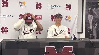 Dakota Jordan and Colton Ledbetter postgame vs. Ole Miss: 4-15-23