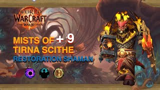 Mists of Tirna Scithe +9: Totemic Restoration Shaman gameplay // WoW TWW