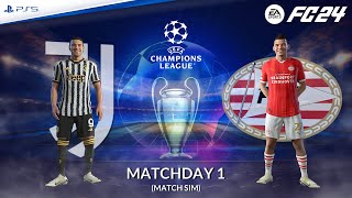 Juventus - PSV ⚽️ UEFA Champions League 2024/25 Match Sim ft. Vlahovic | FC 24