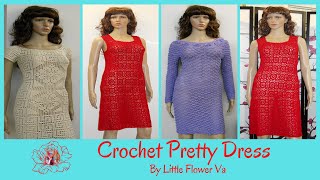 CROCHET PRETTY DRESS By Little Flower Handmade Va