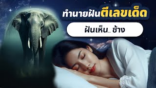 ฝันเห็นช้าง l อ.รักษ์ ภัทร์มนต์ #ทำนายฝัน