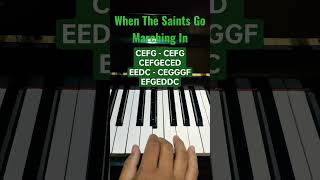 When The Saints Go Marching In - Easy Piano Tutorial