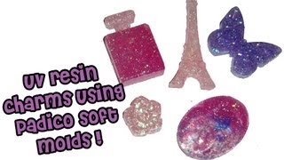 UV Resin French Motif Charms Using Padico Soft Molds Tutorial!