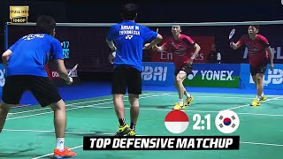 Top DEFENSIVE Matchup | Ahsan/Setiawan vs Lee Yong Dae/Yoo Yeon seong