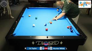 Liz Taylor vs Hunter White - One Pocket Tournament - Loser Side Match - 8/3/24