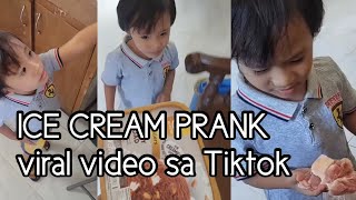 Viral Pork Ice Cream Prank video Sa Tiktok | Baby Takumi & Rider Kikomi #icecream  | Yummy