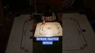 Practice session#carrom #carromboard #childhood #fun #indoorgames