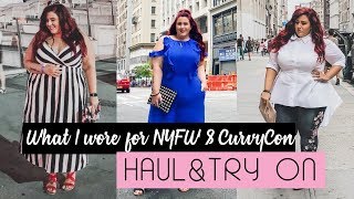 What I Wore To NYFW & CurvyCon - Plus Size Try On Haul