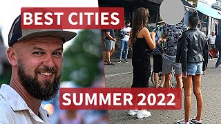 Best Daygame Cities in Europe Summer 2022 for meeting girls