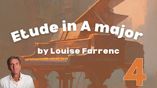 Étude in A major (op.50, no.10) by Louise Farrenc: Trinity Grade 4 Piano