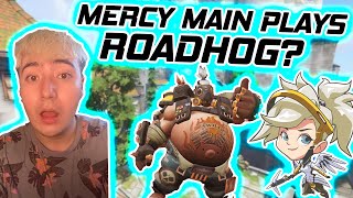 T500 MERCY MAIN PLAYS ROADHOG? - Overwatch