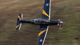 MACH LOOP:RAF TEXAN T1 LOW LEVEL