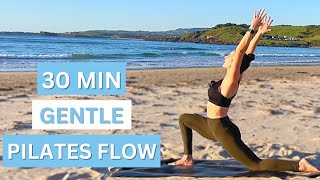 30 MIN GENTLE PILATES FLOW | At Home Mat Pilates (No Equipment)