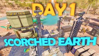 Day 1 Scorched Earth With A Megatribe! Wiu Wiu | ARK Ascended Official PvP