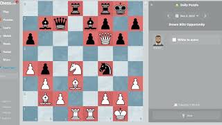 Dream Blitz Opportunity. Daily Chess Puzzles (6-11-2024) #chess #puzzle #daily