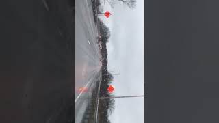 State trooper acting erratic on the highway