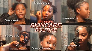 MY *CLEAR SKIN* SKINCARE ROUTINE | secret revealed