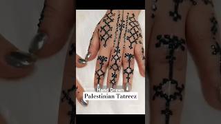 Tatreez Jagua Tattoo for my client | Palestinian Embroidery Inspired