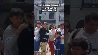 How Chaotic to go to Montserrate, Bogota Colombia #shorts