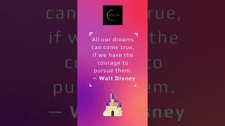 Find Magic in Walt Disney's Famous Quote #Shorts