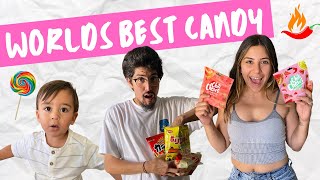 TRYING THE WORLDS BEST CHILI CANDY!! (& other surprise snacks)