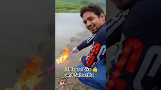 जादुई पत्थर ने पानी में लगाई आग 😲#shorts #ytshorts #mrindianhacker