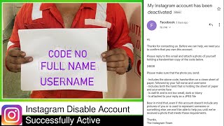 How to Reply Email Disable Instagram | JPEG Image convert | Instagram account deactivat Gmail Bangla